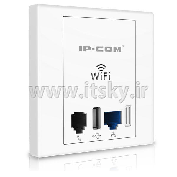 قیمت IPCOM W30AP Wireless N300 Wall Plate Access Point